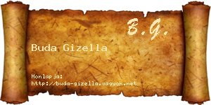 Buda Gizella névjegykártya